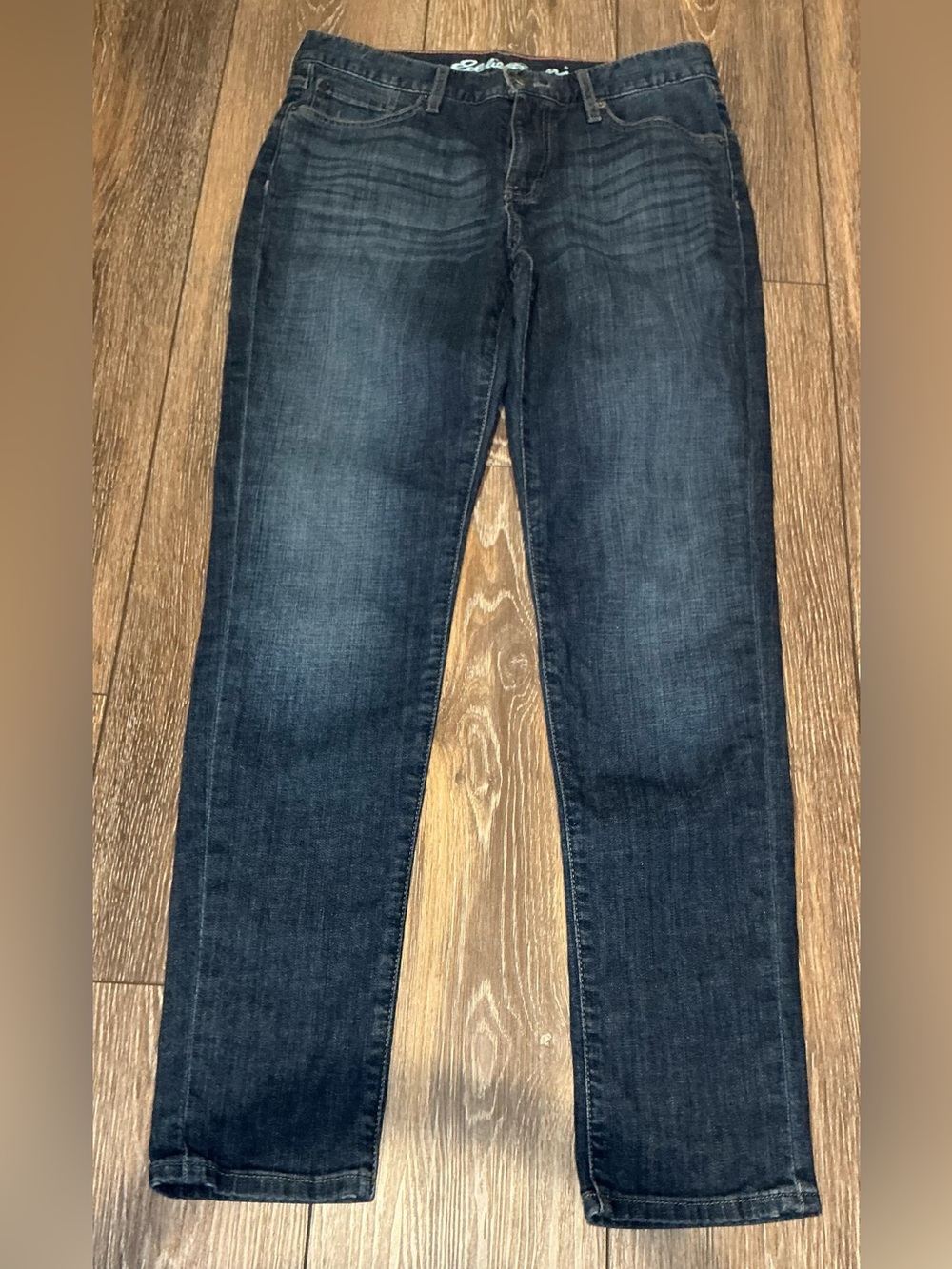 Eddie Bauer Boyfriend Slim Jeans Size 2 Dark Indigo